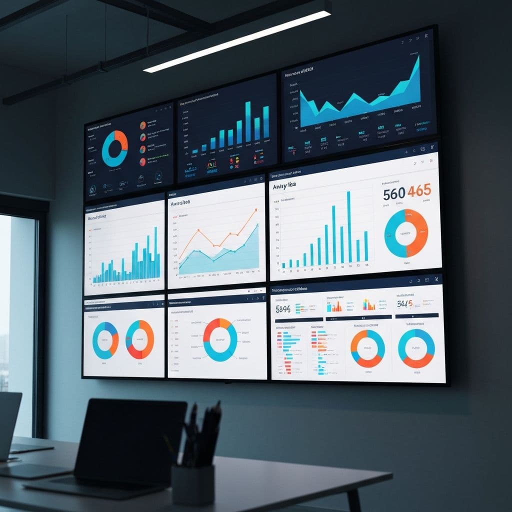 Admin dashboards and analytics